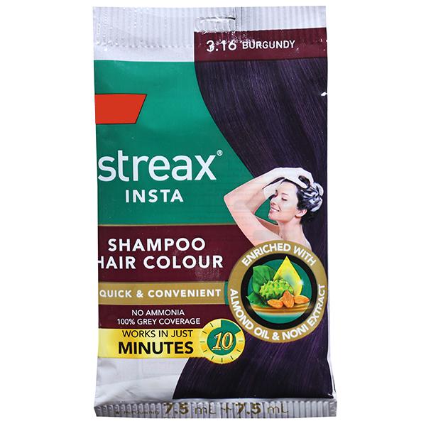 STREAX INSTA SHAMPOO BURGUNDY 3.16              